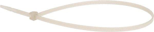 Value Collection - 11.0236" Long Natural (Color) Nylon Standard Cable Tie - 40 Lb Tensile Strength - Apex Tool & Supply