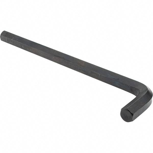 Value Collection - 5/8" Hex, Long Arm, Hex Key - 9-21/32" OAL, Alloy Steel, Inch System of Measurement - Apex Tool & Supply