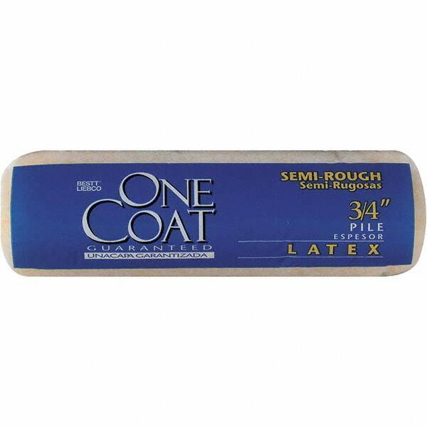Krylon - 3/4" Nap, 9" Wide Paint Roller Cover - Semi-Smooth Texture, Polyester & Knitted - Apex Tool & Supply