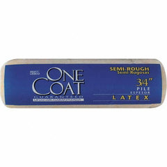 Krylon - 3/4" Nap, 9" Wide Paint Roller Cover - Semi-Smooth Texture, Polyester & Knitted - Apex Tool & Supply