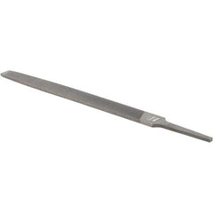 Value Collection - 8" Long, Bastard Cut, Mill American-Pattern File - Single Cut, 9/64" Overall Thickness - Apex Tool & Supply