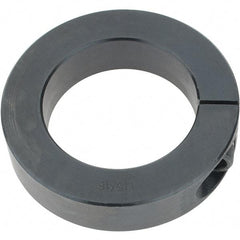 Import - 1-15/16" Bore, Steel, One Piece Clamp Collar - 3" Outside Diam, 11/16" Wide - Apex Tool & Supply