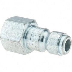 Parker - 3/8-18 Female NPTF Tru-Flate Automotive Pneumatic Hose Connector - Steel, 3/8" Body Diam - Apex Tool & Supply