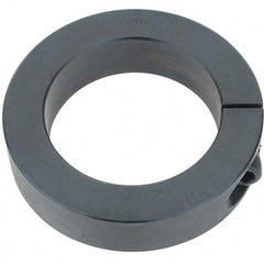 Import - 2-3/16" Bore, Steel, One Piece Clamp Collar - 3-1/4" Outside Diam, 3/4" Wide - Apex Tool & Supply