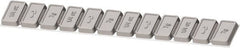 Value Collection - Weight Style P, 0.25 oz, Wheel Weight for All Truck Size Tires - Apex Tool & Supply