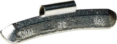 Value Collection - 4 oz I 7 Wheel Weight - Zinc, For Use with Automotive & Light Trucks - Apex Tool & Supply