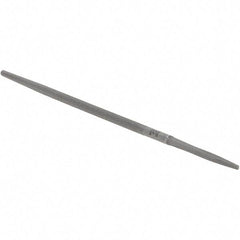 Value Collection - 6" Long, Smooth Cut, Round American-Pattern File - Double Cut - Apex Tool & Supply