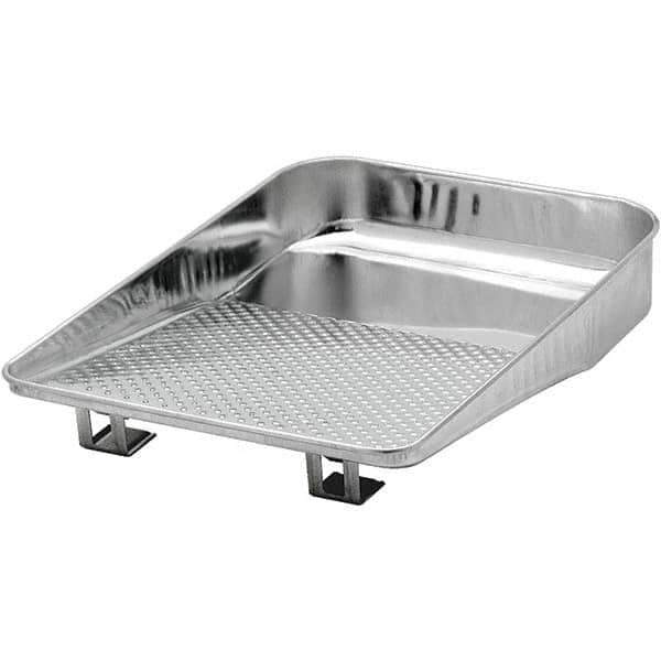 Krylon - 9" Roller Compatible Paint Tray - 3 Pt Capacity, Metal - Apex Tool & Supply