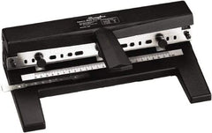 Swingline - Paper Punches Type: 40 Sheet Manual Three Hole Punch Color: Black - Apex Tool & Supply