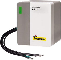 Cooper Bussmann - 3 Pole, 3 Phase, 10 kA Nominal Current, 4-1/8 Inch Long x 3-3/8 Inch Wide x 4-1/16 Inch Deep, Hardwired Surge Protector - Panel Mount, 4X, 200 kA Short Circuit Current, 240 V, 320 VAC Operating Voltage, 40 kA Surge Protection - Apex Tool & Supply