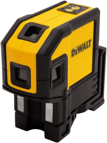 DeWALT - 5 Beam 165, 100' Max Range Self-Leveling Laser - Red Beam, 1/8\x94 Accuracy, Battery Included - Apex Tool & Supply