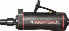 Universal Tool - 1/4" Collet, Straight Handle, Straight Air Die Grinder - 25,000 RPM, Dual Capable Exhaust, 3.5 CFM, 0.4 hp, 90 psi - Apex Tool & Supply