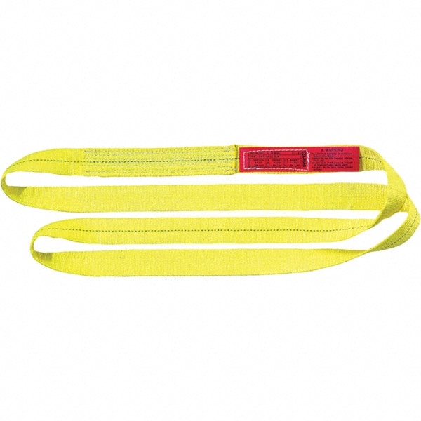 Lift-All - 2' Long x 1" Wide, 4,800 Lb Vertical Capacity, Nylon Web Sling - Apex Tool & Supply