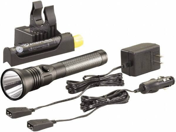 Streamlight - White LED Bulb, 740 Lumens, Industrial/Tactical Flashlight - Black Aluminum Body, 1 4.8 V\xB6Sub-C NiMH Battery Included - Apex Tool & Supply