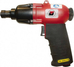 Universal Tool - 1/4" Bit Holder, 8,500 RPM, Pistol Grip Handle Air Screwdriver - 65 Ft/Lb Torque, 5 CFM - Apex Tool & Supply