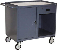 Jamco - Mobile Storage Cabinet - Steel, 36" Wide x 24" Deep x 40" High, Gray - Apex Tool & Supply