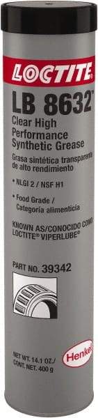Loctite - 400 mL Cartridge Synthetic High Temperature Grease - Food Grade, 500°F Max Temp, - Apex Tool & Supply