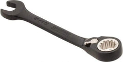 Proto - 5/16" 12 Point Offset Combination Wrench - 15° Offset Angle, 3-1/2" OAL, Steel, Black Chrome Finish - Apex Tool & Supply
