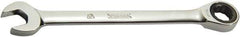 Proto - 9/16" 12 Point Combination Wrench - 0° Offset Angle, 7-1/2" OAL, Steel, Chrome Finish - Apex Tool & Supply