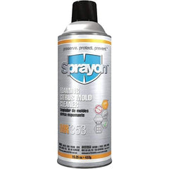 Sprayon - 15.25 Ounce Aerosol Can, White, Mold Cleaner - d-Limonene Composition - Apex Tool & Supply
