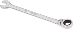 Proto - 7/16" 12 Point Combination Wrench - 0° Offset Angle, 6-1/2" OAL, Steel, Chrome Finish - Apex Tool & Supply