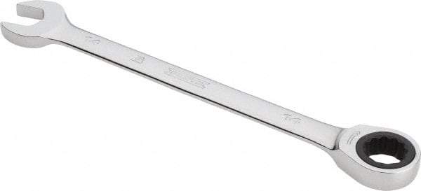 Proto - 14mm 12 Point Combination Wrench - 0° Offset Angle, 7-1/2" OAL, Steel, Chrome Finish - Apex Tool & Supply
