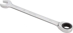 Proto - 14mm 12 Point Combination Wrench - 0° Offset Angle, 7-1/2" OAL, Steel, Chrome Finish - Apex Tool & Supply