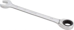 Proto - 16mm 12 Point Combination Wrench - 0° Offset Angle, 8-3/16" OAL, Steel, Chrome Finish - Apex Tool & Supply