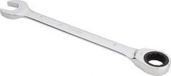 Proto - 1" 12 Point Combination Wrench - 0° Offset Angle, 12-3/4" OAL, Steel, Chrome Finish - Apex Tool & Supply