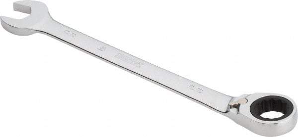 Proto - 22mm 12 Point Combination Wrench - 0° Offset Angle, 11-7/16" OAL, Steel, Chrome Finish - Apex Tool & Supply