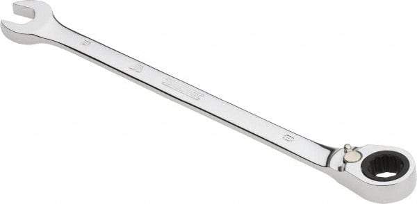 Proto - 8mm 12 Point Combination Wrench - 0° Offset Angle, 5-1/2" OAL, Steel, Chrome Finish - Apex Tool & Supply