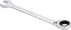 Proto - 1" 12 Point Combination Wrench - 0° Offset Angle, 12-3/4" OAL, Steel, Chrome Finish - Apex Tool & Supply