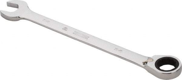 Proto - 34mm 12 Point Combination Wrench - 0° Offset Angle, 18-1/8" OAL, Steel, Chrome Finish - Apex Tool & Supply