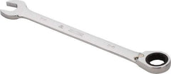 Proto - 34mm 12 Point Combination Wrench - 0° Offset Angle, 18-1/8" OAL, Steel, Chrome Finish - Apex Tool & Supply