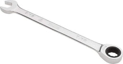 Proto - 7/16" 12 Point Combination Wrench - 0° Offset Angle, 6-1/2" OAL, Steel, Chrome Finish - Apex Tool & Supply