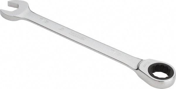 Proto - 7/8" 12 Point Combination Wrench - 0° Offset Angle, 11-7/16" OAL, Steel, Chrome Finish - Apex Tool & Supply
