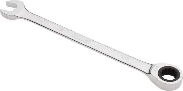 Proto - 10mm 12 Point Combination Wrench - 0° Offset Angle, 6-1/4" OAL, Steel, Chrome Finish - Apex Tool & Supply