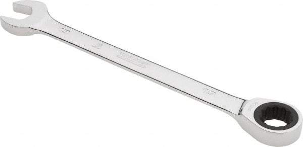 Proto - 13mm 12 Point Combination Wrench - 0° Offset Angle, 7" OAL, Steel, Chrome Finish - Apex Tool & Supply