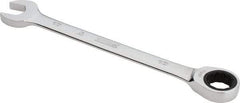 Proto - 18mm 12 Point Combination Wrench - 0° Offset Angle, 9-5/16" OAL, Steel, Chrome Finish - Apex Tool & Supply
