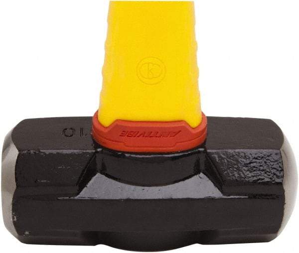 Stanley - 10 Lb Head, 35-1/4" Long Sledge Hammer - Steel Head, 40" Fiberglass Handle - Apex Tool & Supply