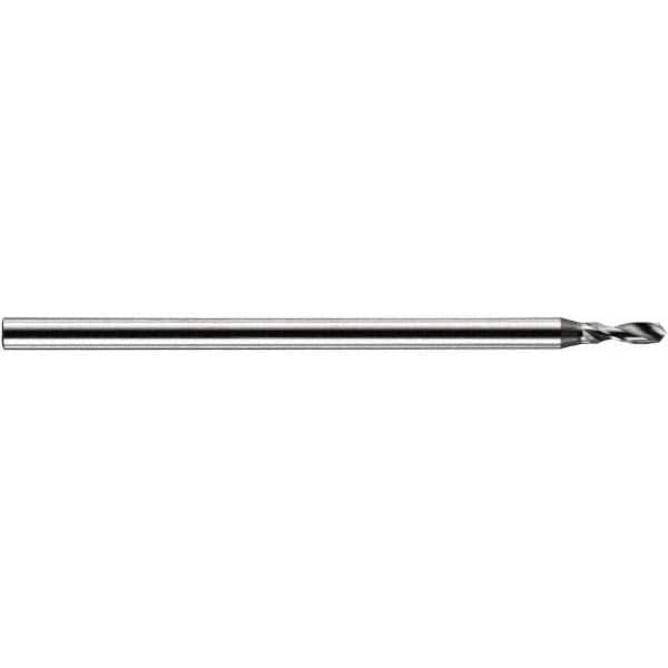 Accupro - 2.3mm Body Diam, 120°, 38mm OAL, Solid Carbide Spotting Drill - Apex Tool & Supply