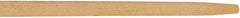 Rubbermaid - 60 x 1-1/8" Wood Handle for Push Brooms - Tapered Connection, Tan - Apex Tool & Supply