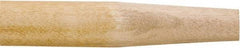 Rubbermaid - 54 x 1-1/8" Wood Handle for Push Brooms - Tapered Connection, Tan - Apex Tool & Supply