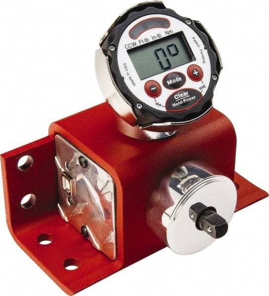 Proto - 5 to 50 In/Lb Electronic Torque Tester - 1/4" Drive, 6" OAL, ±1% Accuracy - Apex Tool & Supply