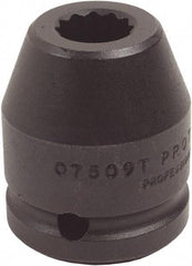 Proto - 3/4" Drive 28mm Standard Impact Socket - 12 Points, 2-1/8" OAL - Apex Tool & Supply