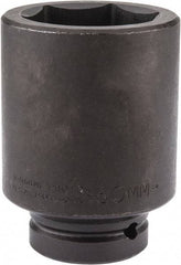Proto - 1" Drive 60mm Deep Impact Socket - 6 Points, 4-3/4" OAL - Apex Tool & Supply