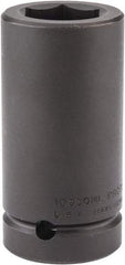 Proto - 1" Drive 30mm Deep Impact Socket - 6 Points, 4" OAL - Apex Tool & Supply