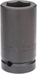 Proto - 1" Drive 35mm Deep Impact Socket - 6 Points, 4" OAL - Apex Tool & Supply