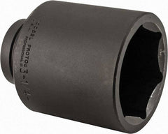 Proto - 1" Drive 3-1/4" Deep Impact Socket - 6 Points, 5-5/8" OAL - Apex Tool & Supply