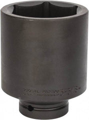 Proto - 1" Drive 3-3/8" Deep Impact Socket - 6 Points, 5-3/4" OAL - Apex Tool & Supply
